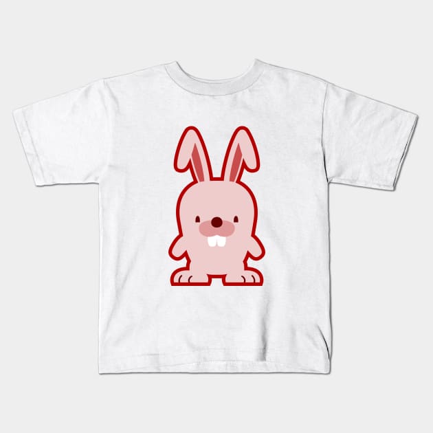 Rabbit Kids T-Shirt by LuisD